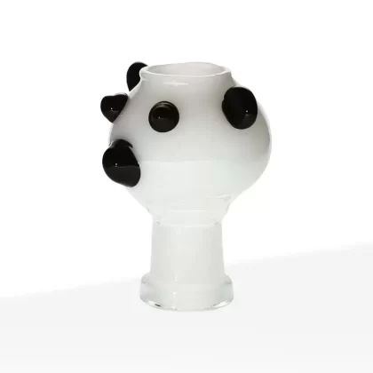 Novelty | Panda Concentrate Dome | 19mm – White & Black - Vape Store