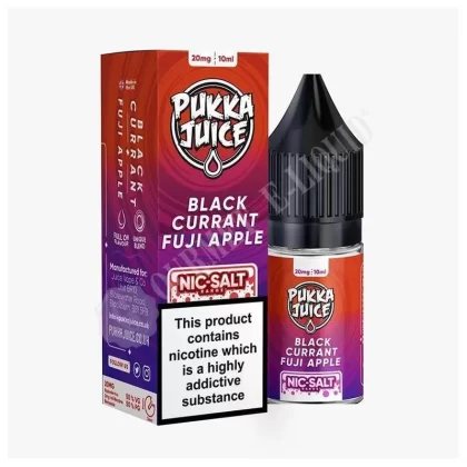 Blackcurrant Fuji Apple Nic Salt by Pukka Juice - Size#10ml~Nicotine Strength#10mg>20mg