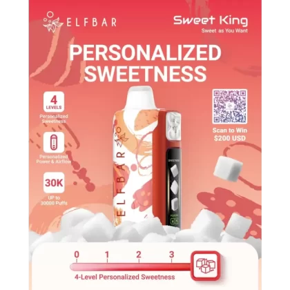 Elf Bar Sweet King 30K Puffs - Houseofvapeindia