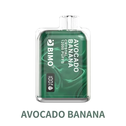 BIMO Crystal 12k Puffs- Avocado Banana - Vape Store