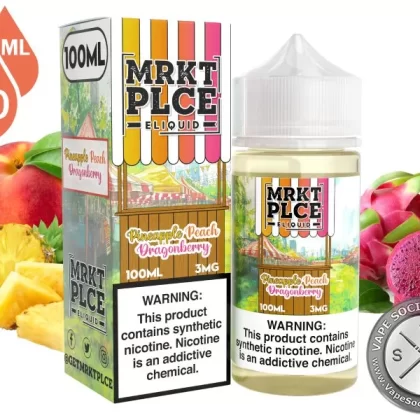 Pineapple Peach Dragonberry by MRKT PLCE 100ml - Vape Product, Vape Product