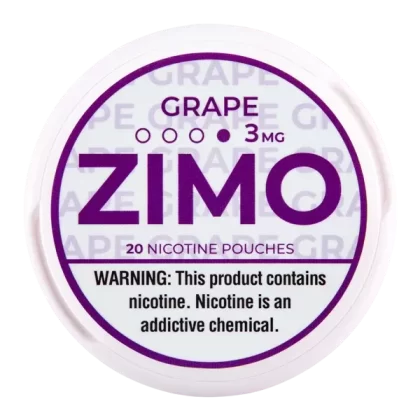 Grape ZIMO Pouches - Customer Group#Consumer~Nicotine#3mg>6mg>8mg~Size#Single>5 Pack