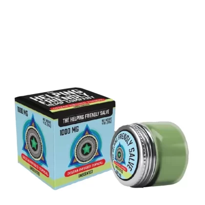 The Helping Friendly Delta 8 Salve - Strength#1000mg>250mg~Scent#Peppermint>Unscented