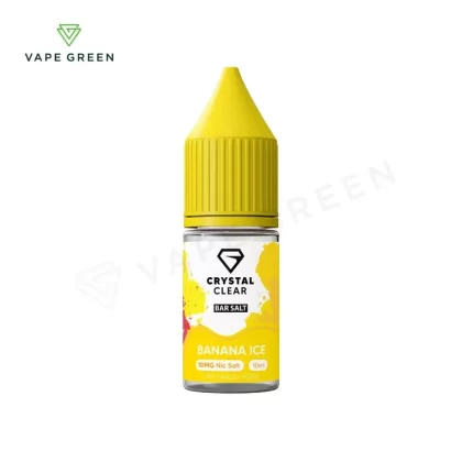 Banana Ice Nic Salt E-Liquid by Crystal Clear - Eliquidsupply