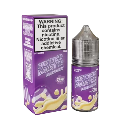 Custard Monster Salt - Blackberry - 30ML E-Liquid - 24MG