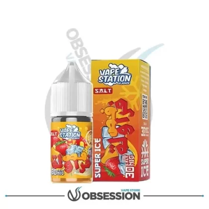 STRAWBERRY SUPER ICE (FAS FARAWILAH) – SALT NIC – 30ML BY VAPE STATION