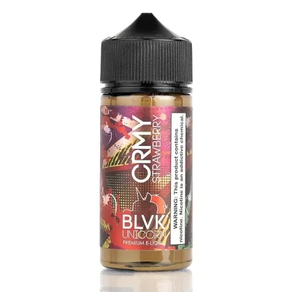 CRMY Strawberry Cream – BLVK Unicorn E-Liquid – 60mL