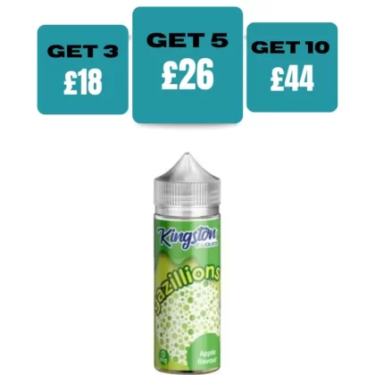 Kingston Gazillion Edition 100ML E-Liquid Shortfill