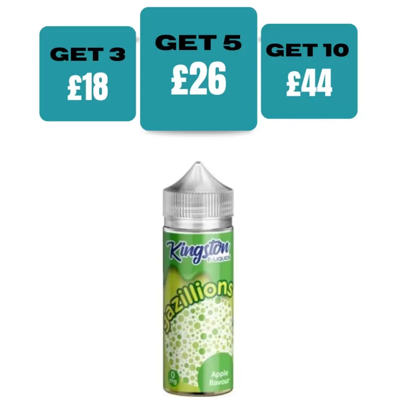 Kingston Gazillion Edition 100ML E-Liquid Shortfill
