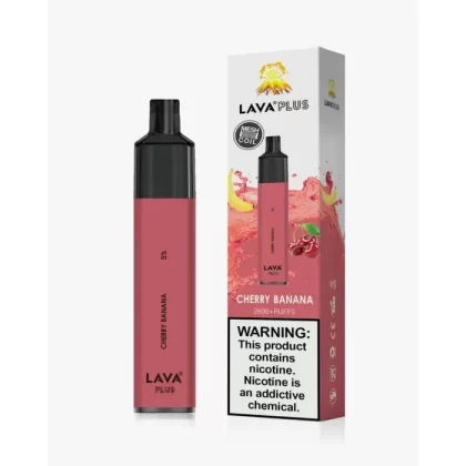Lava Plus 2600 Puffs Disposable – Cherry Banana
