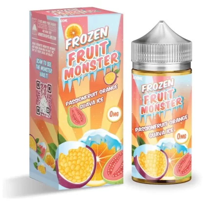 Frozen Fruit Monster Premium E-Liquid 100ml - Strawberry Banana Ice / 0mg