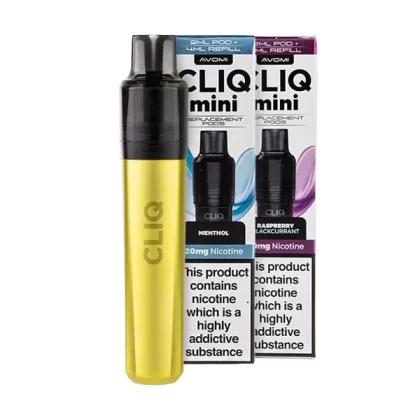 Avomi Cliq Mini Pod Kit Bundle - Raspberry Blackcurrant