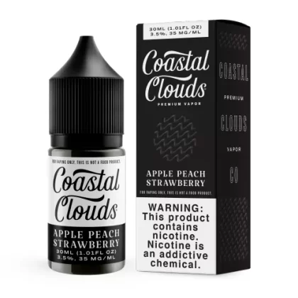Apple Peach Strawberry by Coastal Clouds Salt Nic 30ml