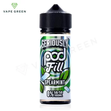 Spearmint Shortfill E-Liquid by Seriously Pod Fill 100ml - Eliquidsupply