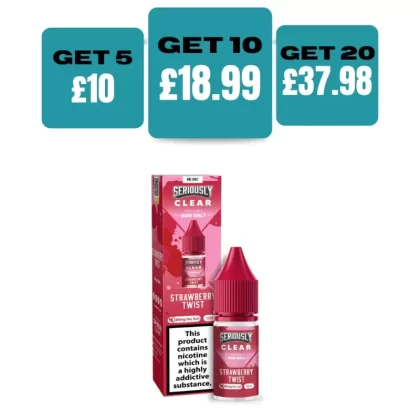 Serioulsy Clear Nic Salt - Rubi Passion Ice / 10MG