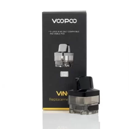 Voopoo Vinci Replacement Pods (3-Pack) - 0.8 Ohm, 1.2 Ohm (63B4BB)