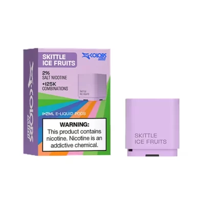 Zlabs Zcolors Mini Skittle Ice Fruits Pod - Nicotine Strength#Skitte Ice Fruits (6E8276)