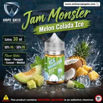 Melon Colada Ice Saltnic by Jam Monster