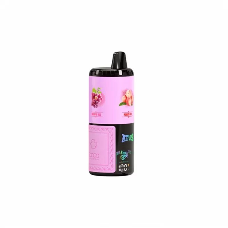 ATVS Warship 60000 Puffs 4 in 1 Quad Flavors Vape - Lemon Mint & Strawberry Ice & Blueberry Ice & Strawberry Watermelon, Cola Ice & Grape Ice & Peach Ice & Watermelon Ice; 5-nicotine (E05A52)