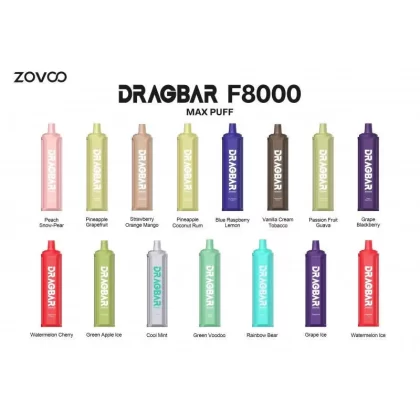 ZoVoo DragBar F8000 - Vanilla Cream Tobacco - Skullvaping