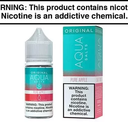 PURE APPLE BY AQUA SALT 30ML - Vapejuice