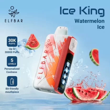 Elf Bar ICE KING 30000 – 30K Puffs 5 Ice Levels Dual Modes Disposable Vape - Flamevape