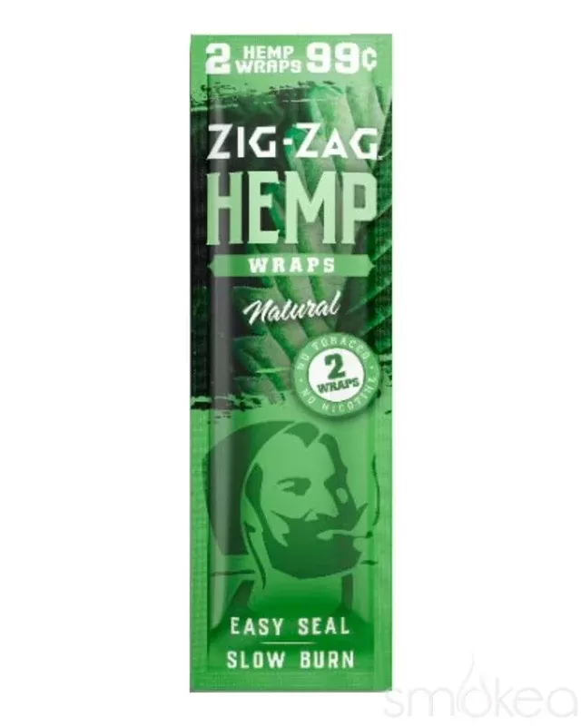 Zig Zag Hemp Blunt Wraps (2-Pack) - Flavor#Blue Dream>Island Vibes>Natural>OG Purp