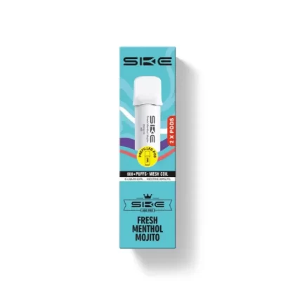 SKE Crystal Pro 600 Fresh Menthol Mojito Prefilled Pod - Nicotine Strength#20mg