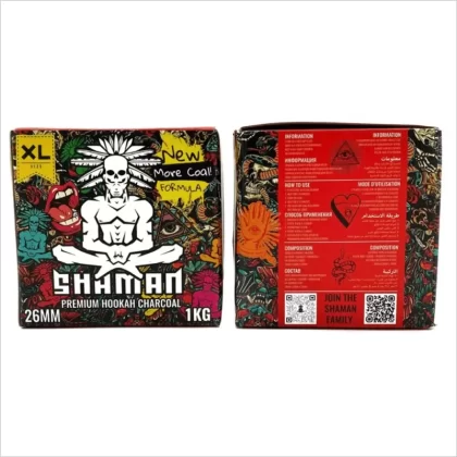 Węgiel Shaman 1 kg (26 mm) - Hookahteka