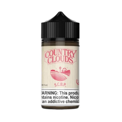 Country Clouds - Strawberry Corn Bread Puddin' - 100ML E-Liquid - 6MG