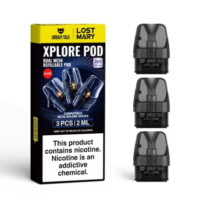 Urban Tale x Lost Mary Xplore Dual Mesh Pods 3pk - Skullvaping