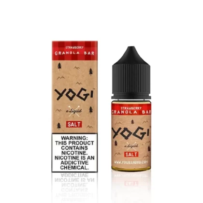 Yogi Salt E-Liquid – Strawberry Granola Bar – 30ml