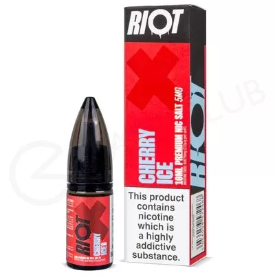 Cherry Ice Nic Salt E-Liquid by Riot X - Ecigpremium