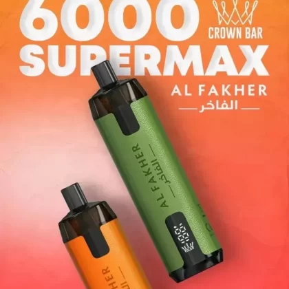 Al Fakher Crown Bar Supermax 6000 Puffs Disposable Vape