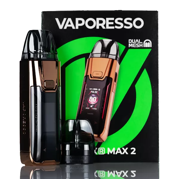 Vaporesso LUXE XR MAX 2 80W Pod Mod Kit - Imperial Red Leather - Image 2