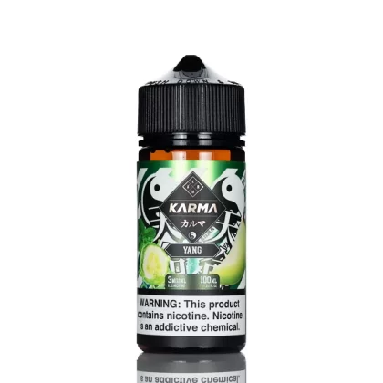 Karma E-Liquid by Sugoi – Yang – Honeydew Cucumber Mint – 100mL - Vape Product, Vape Product