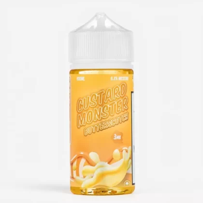 Custard Monster Butterscotch E-Juice 100mL – 75% VG - Motivapeaustralia