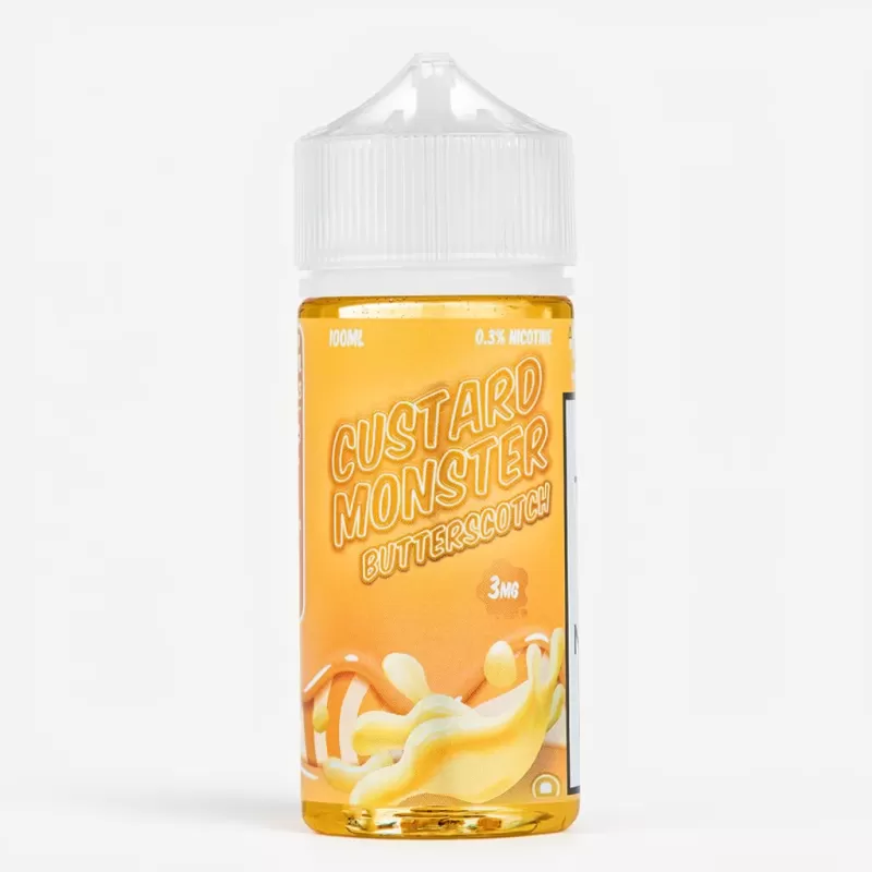 Custard Monster Butterscotch E-Juice 100mL – 75% VG - Motivapeaustralia