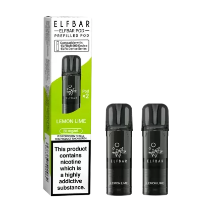 Lemon Lime Elfbar 600 Pods - 20mg - Vape Product