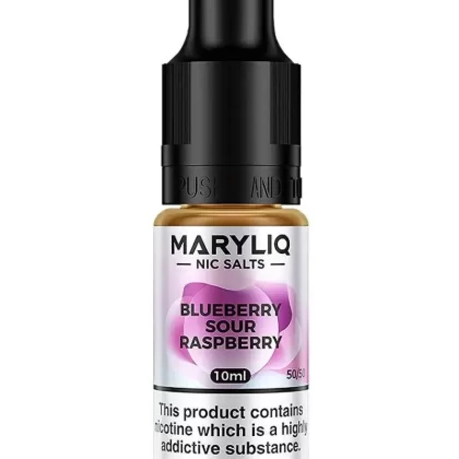 Lost Mary Maryliq Blueberry Sour Raspberry Nic Salt Vape Juice - Strength 10mg