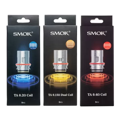 SMOK TA Vape Coils 5-Pack - 0.15ohm, 0.2ohm