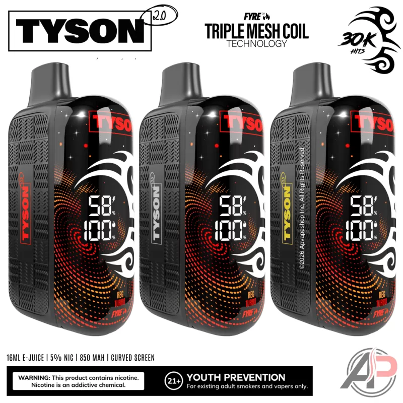 Tyson 2.0 Legend 30,000 Puffs Disposable Vape Device