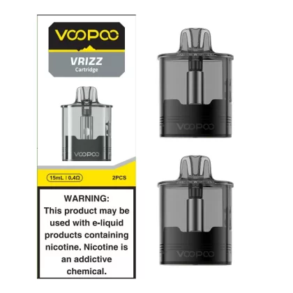 VOOPOO Vrizz Replacement Pod Cartridge 15ml (2pcs/pack) - 0.4ohm