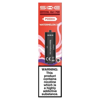 SKE Crystal 4-in-1 Pods – Watermelon Ice (5 or 10 Packs)