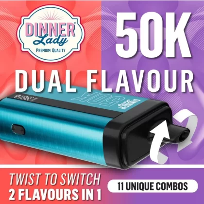 Dinner Lady ROW 50K - Grape Pop & Strawberry B-Pop - Skullvaping