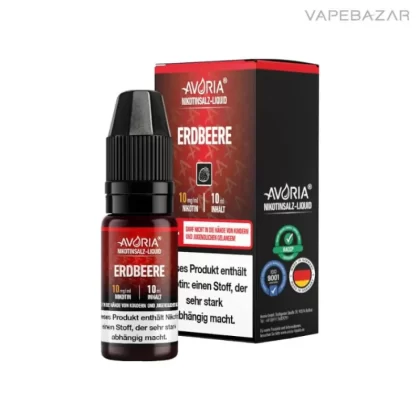 Avoria Nikotinsalz Liquid – Erdbeere - Vapebazar