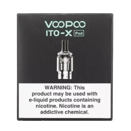 Voopoo ITO-X Replacement Pods - Black, Silver