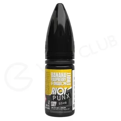 Banana, Raspberry & Dragon Fruit Hybrid Salt E-Liquid by Punx