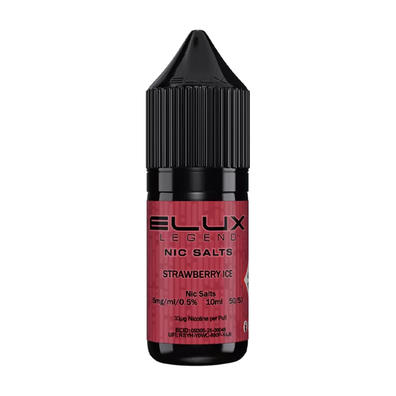 Strawberry Ice Nic Salt by Elux 10ml - 20mg - Vape Product (ED3E95)