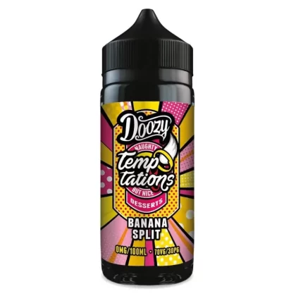 Banana Split 100ml Shortfill eLiquid by Doozy Temptations